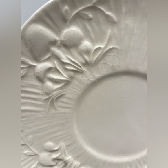 Mushroom Saucer Vintage Plates set of 2 - Picture 5 of 11